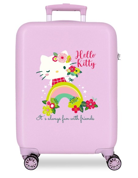 4171111 TROLLEY ABS 55CM. 4R. ALWAYS FUN WITH FRIENDS LILA 4171111 TROLLEY ABS 55CM. 4R. ALWAYS FUN WITH FRIENDS LILA