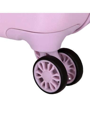 4171111 TROLLEY ABS 55CM. 4R. ALWAYS FUN WITH FRIENDS LILA