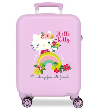 4171311 TROLLEY ABS 50CM. 4R. ALWAYS FUN WITH FRIENDS LILA