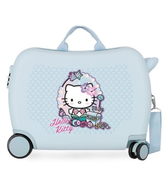 4189811 MALETA INF.ABS 4R.(2 MULTI.). MERMAID KITTY AZUL CLA
