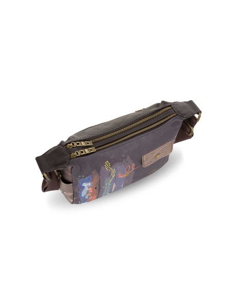 Bolso Bandolera Doble Ventis 252930-01 Marrón Bolso Bandolera Doble Ventis 252930-01 Marrón