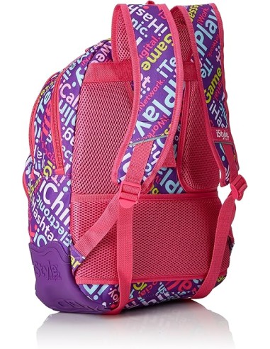 Mochila Escolar iStyle Multicolor Purple | Comprar Mochila Escolar ...