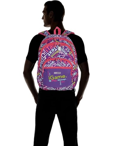 Mochila Escolar iStyle Multicolor Purple | Comprar Mochila Escolar ...
