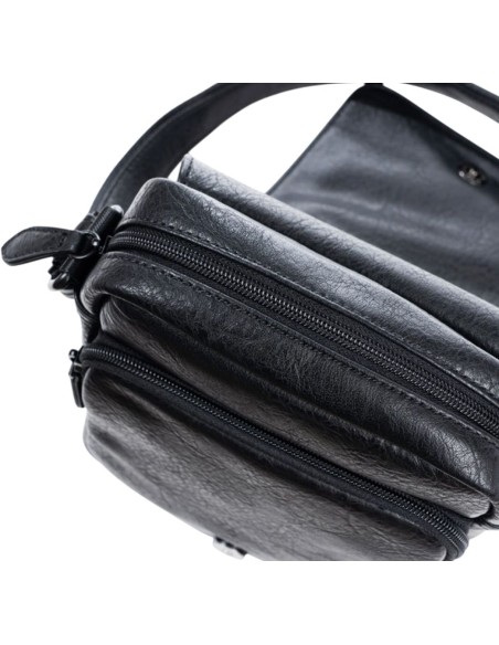 Bolso Bandolera C/Solapa Matties 40101-20 Negro