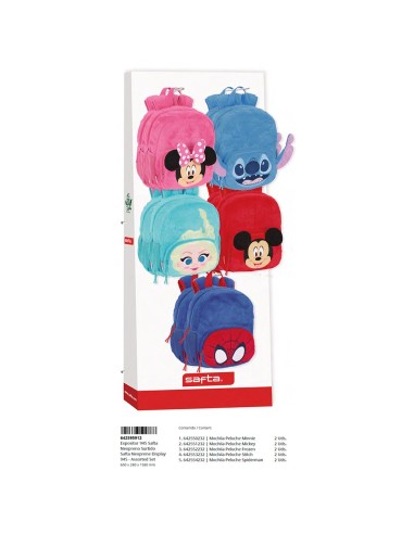 RELLENO EXPOSITOR 945 MOCHILAS PELUCHE SURT. Complementos...