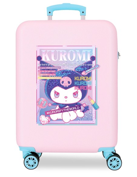 4281115 TROLLEY ABS 55CM.4R. KUROMI CURRENT MOOD ROSA