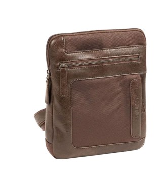 Bolso Bandolera Plano Matties Sport Nylon 40190-80 Marrón