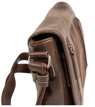Bolso Bandolera C/Solapa Matties Sport Nylon 40191-80 Marrón 2