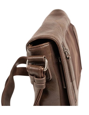 Bolso Bandolera C/Solapa Matties Sport Nylon 40191-80 Marrón