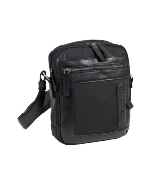 Bolso Bandolera Doble Matties Sport Nylon 40192-20 Negro