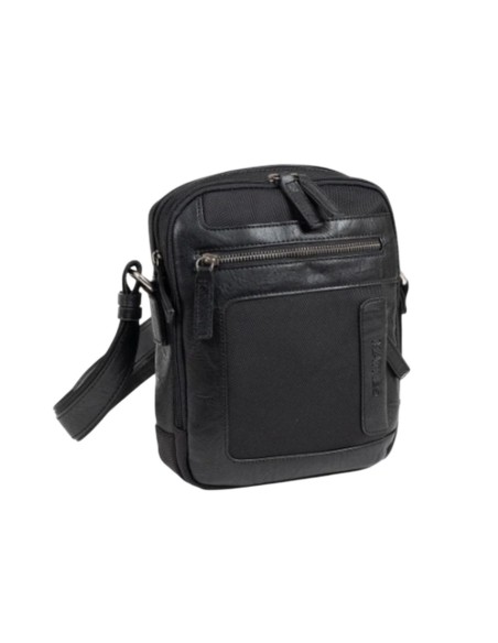 Bolso Bandolera Doble Matties Sport Nylon 40192-20 Negro Bolso Bandolera Doble Matties Sport Nylon 40192-20 Negro