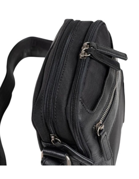 Bolso Bandolera Doble Matties Sport Nylon 40192-20 Negro Bolso Bandolera Doble Matties Sport Nylon 40192-20 Negro