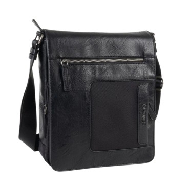 Bolso Bandolera C/Solapa Matties Sport Nylon 40193-20 Negro