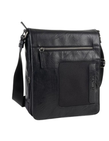 Bolso Bandolera C/Solapa Matties Sport Nylon 40193-20 Negro