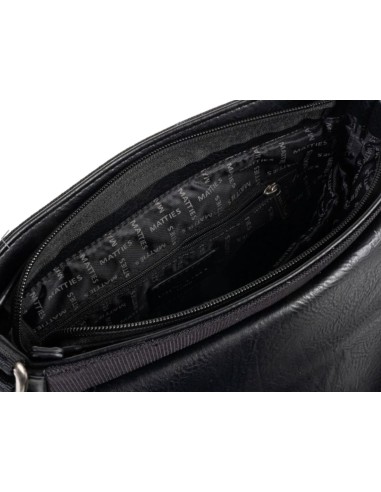 Bolso Bandolera C/Solapa Matties Sport Nylon 40193-20 Negro