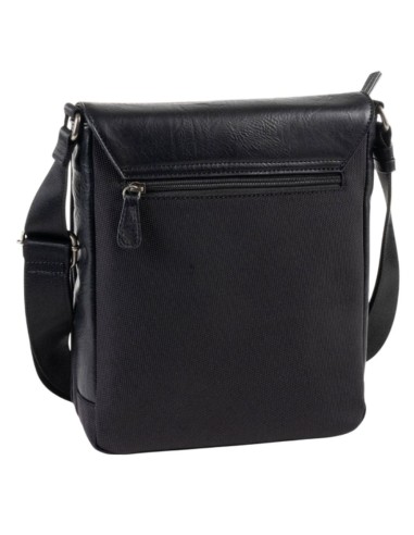 Bolso Bandolera C/Solapa Matties Sport Nylon 40193-20 Negro