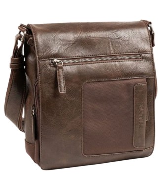 Bolso Bandolera C/Solapa Matties Sport Nylon 40193-80 Marrón