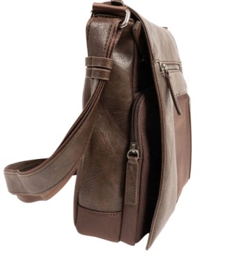 Bolso Bandolera C/Solapa Matties Sport Nylon 40193-80 Marrón 2