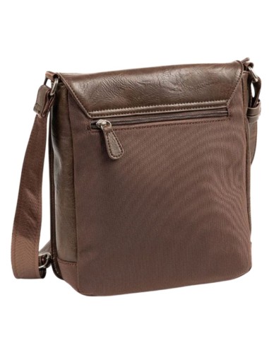 Bolso Bandolera C/Solapa Matties Sport Nylon 40193-80 Marrón