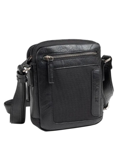 Bolso Bandolera Doble Matties Sport Nylon 40194-20 Negro Bolso Bandolera Doble Matties Sport Nylon 40194-20 Negro