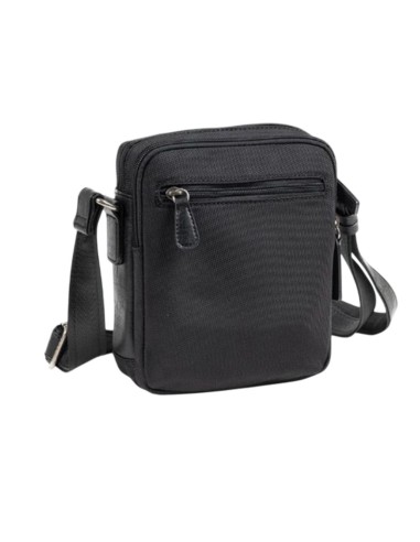Bolso Bandolera Doble Matties Sport Nylon 40194-20 Negro
