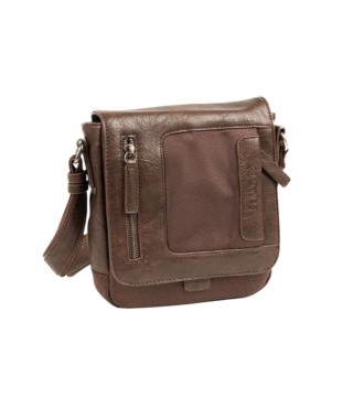Bolso Bandolera C/Solapa Matties Sport Nylon 40191-80 Marrón