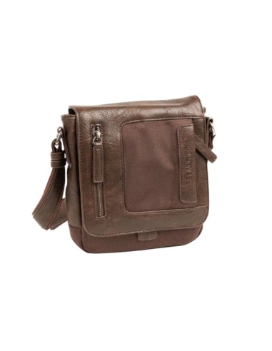 Bolso Bandolera C/Solapa Matties Sport Nylon 40191-80 Marrón