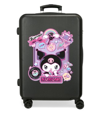 4281211 TROLLEY ABS 65CM. C/EXP. 4R. KUROMI WONDER FEST NEGR