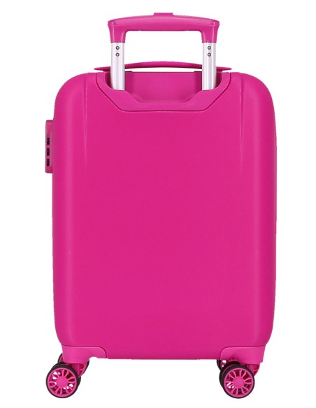 4281313 TROLLEY ABS 50 CM.4R. KUROMI AROUND THE WORLD FUCSIA
