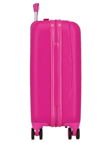 4281313 TROLLEY ABS 50 CM.4R. KUROMI AROUND THE WORLD FUCSIA