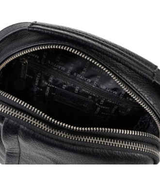 Bolso Bandolera Doble Matties New Nappa 40201-20 Negro 2