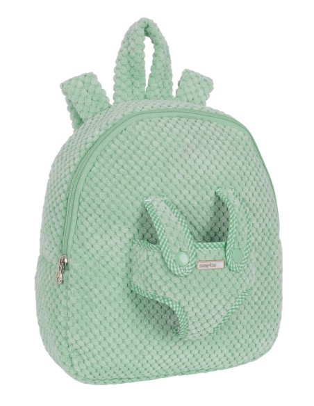MOCHILA PREESCOLAR CON OSITO SAFTA TURQUESA Mochilas Guar...