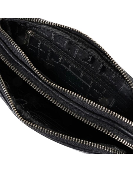 Bolso Mano Doble Pequeño Matties New Nappa 40205-20 Negro