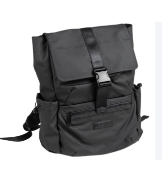 Mochila Portaordenador Matties Coated Nylon 40220-20 Negro