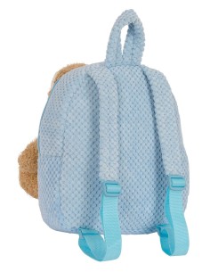 MOCHILA PREESCOLAR CON OSITO SAFTA AZUL PASTEL Mochilas G... 2