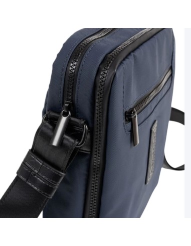 Bolso Bandolera Doble Hombre Matties Coated Nylon 40222-60 Azul