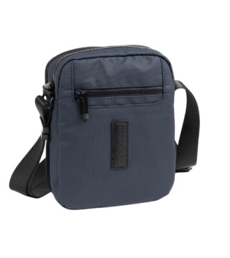 Bolso Bandolera Doble Hombre Matties Coated Nylon 40223-60 Azul