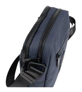 Bolso Bandolera Doble Hombre Matties Coated Nylon 40223-60 Azul 2