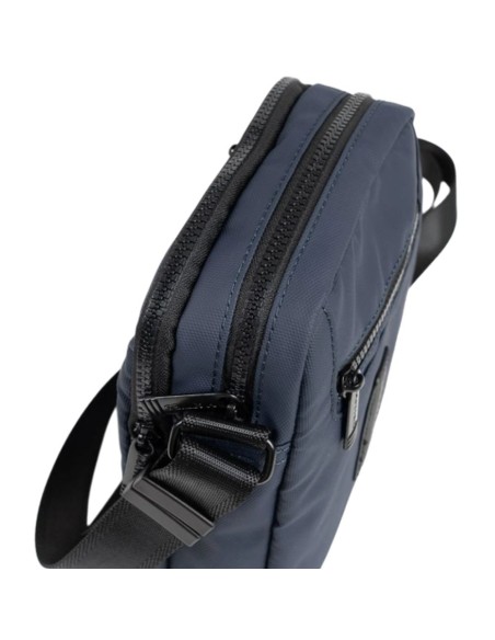 Bolso Bandolera Doble Hombre Matties Coated Nylon 40223-60 Azul Bolso Bandolera Doble Hombre Matties Coated Nylon 40223-60 Azul