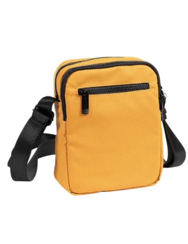 Bolso Bandolera Doble Hombre Matties Coated Nylon 40223-96 Mostaza