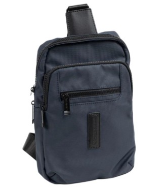 Bolso Bandolera Hombre Matties Coated Nylon 40224-60 Azul