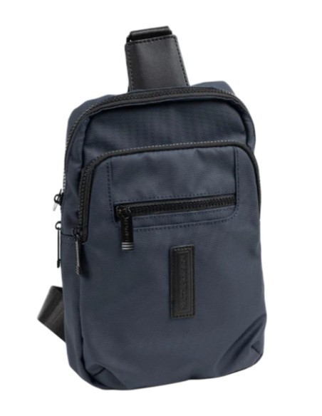 Bolso Bandolera Hombre Matties Coated Nylon 40224-60 Azul