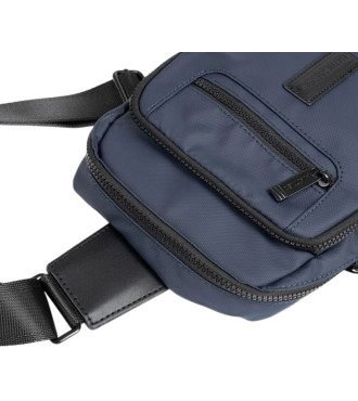 Bolso Bandolera Hombre Matties Coated Nylon 40224-60 Azul 2