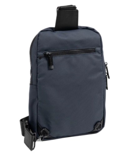Bolso Bandolera Hombre Matties Coated Nylon 40224-60 Azul