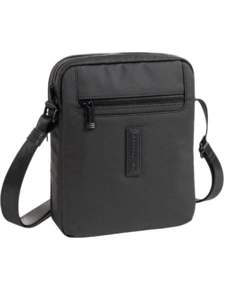 Bolso Bandolera Doble Hombre Matties Coated Nylon 40226-20 Negro Bolso Bandolera Doble Hombre Matties Coated Nylon 40226-20 Negro