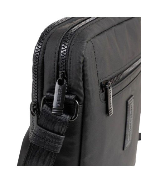 Bolso Bandolera Doble Hombre Matties Coated Nylon 40226-20 Negro Bolso Bandolera Doble Hombre Matties Coated Nylon 40226-20 Negro