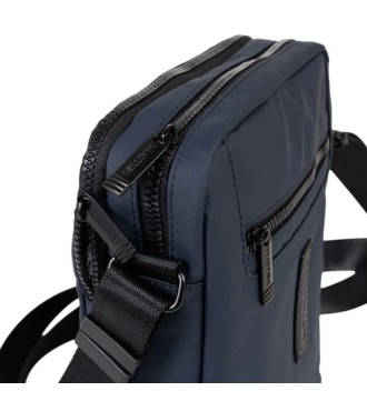 Bolso Bandolera Doble Hombre Matties Coated Nylon 40226-60 Azul 2