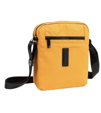Bolso Bandolera Doble Hombre Matties Coated Nylon 40226-96 Mostaza
