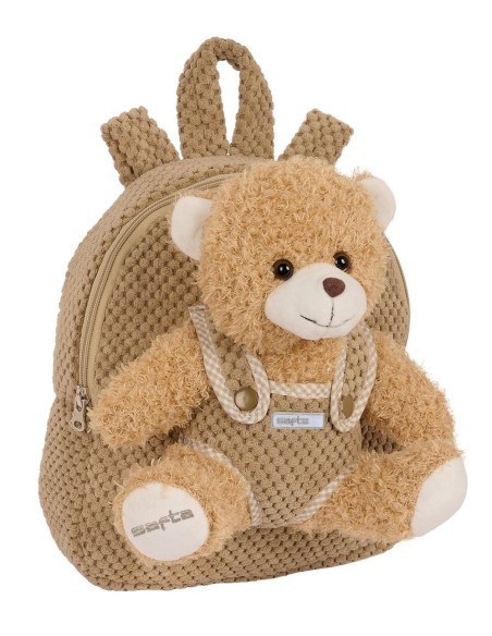 MOCHILA PREESCOLAR CON OSITO SAFTA GALLETA Mochilas Guard...