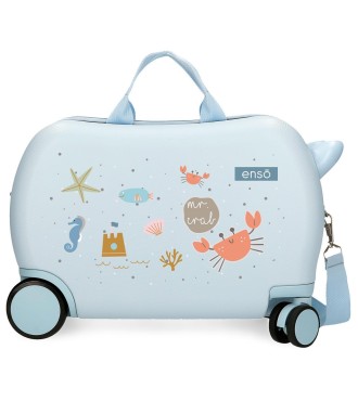 9751022 MALETA INF.ABS 4R.(2 MULTI.) 45CM. ENSO MR CRAB AZUL